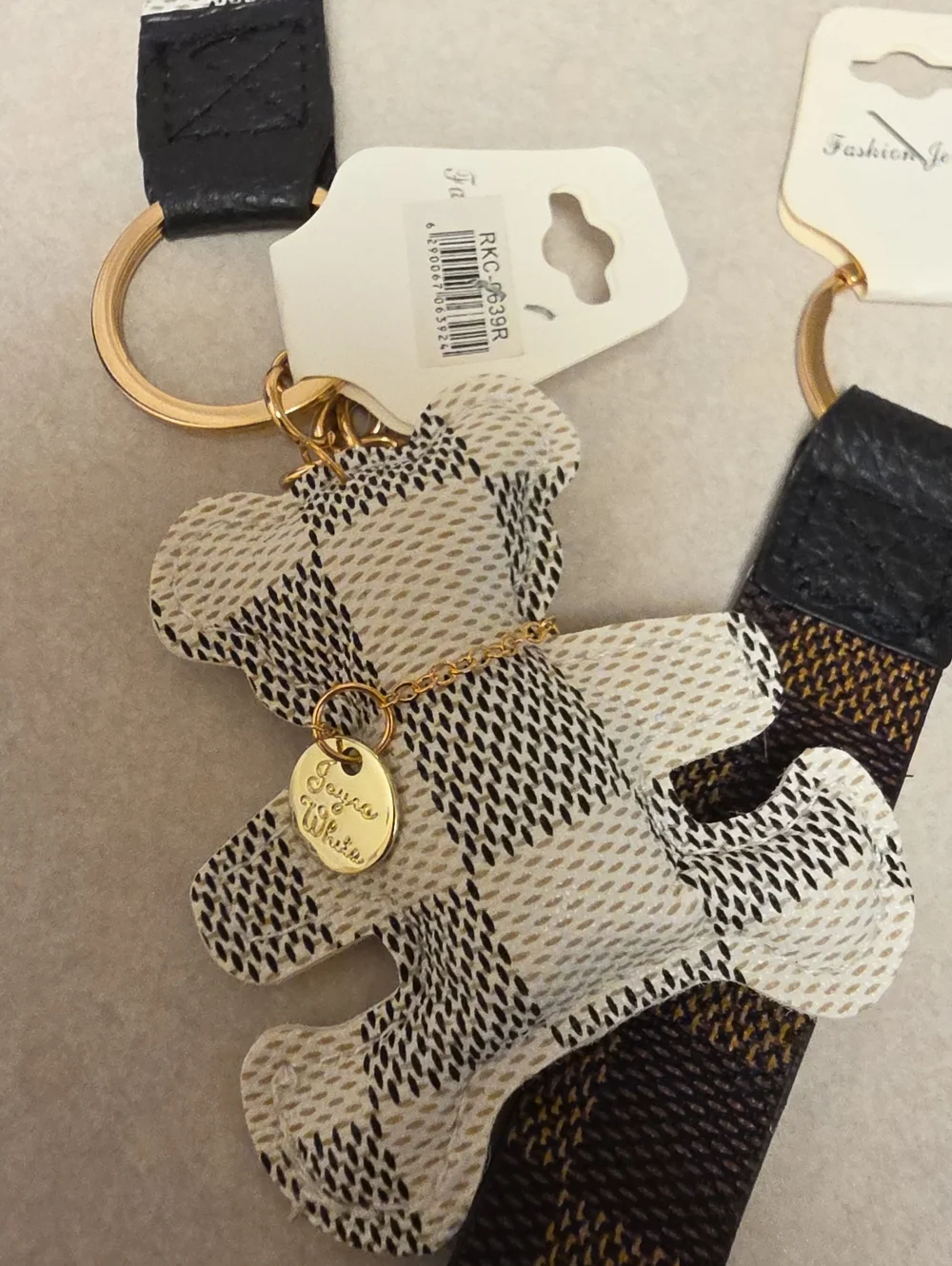 Teddy Bear Keychains- Blue, Brown, Cream